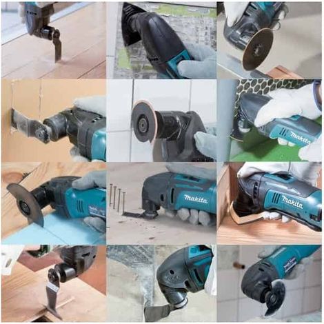 Découpeur Ponceur Multifonctions MAKITA TM3010CX3J - 320W - Avec Accessoires - En Coffret MAK-PAC — photo 6