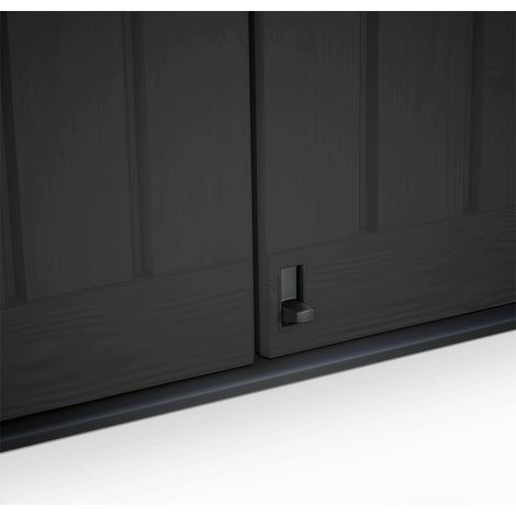 Keter – Coffre de rangement Store-It-out Max – Armoire de jardin résistante aux intempéries – Volume 1200L – Dimensions 145.5x82x125 cm – Ouverture frontale et supérieure — photo 4