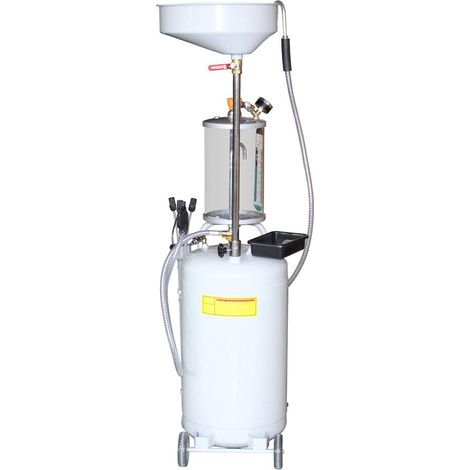 Varan Motors – Récupérateur d'huile de vidange pneumatique NEOLD16 – 80L – Bac de collecte 20L – Vidange par aspiration et gravité – Pour ateliers auto — photo 1