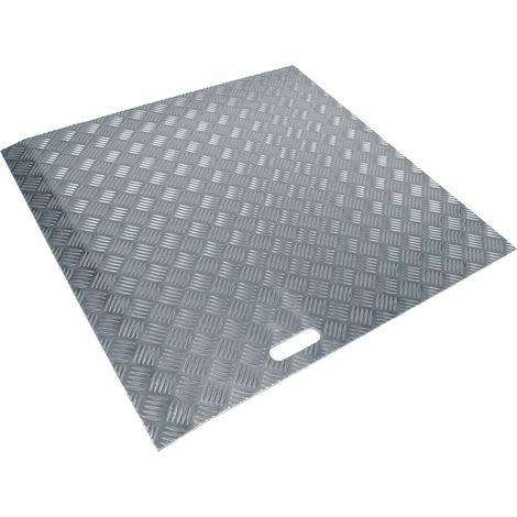Meiser – Rampe PMR amovible 740x800 mm – Aluminium léger et antidérapant – Charge maximale 300 kg – Franchissement jusqu'à 8 cm — photo 1