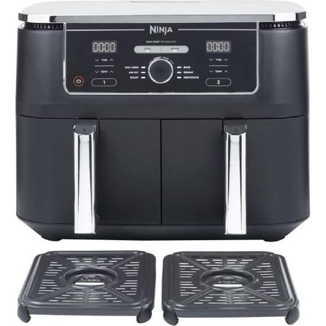 Ninja – AF400EU – Friteuse sans huile 2 compartiments – 6 modes de cuisson – Cuisson jusqu'à 75% plus rapide – Technologie Max Crisp — photo 3