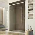 Idralite – Porte de douche coulissante 120 cm – Verre de sécurité 6mm – Hauteur 185 cm – Système Click&Clean – Ouverture à droite ou gauche — photo 1