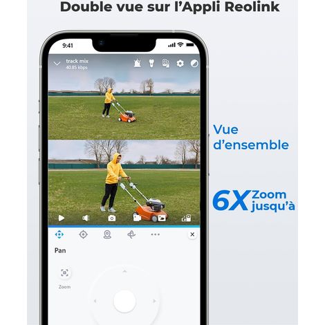 Reolink – Caméra de surveillance WiFi 4K 8MP PTZ – Zoom 6X – Détection humaine/véhicule/animal – Vision nocturne couleur – Suivi automatique — photo 3