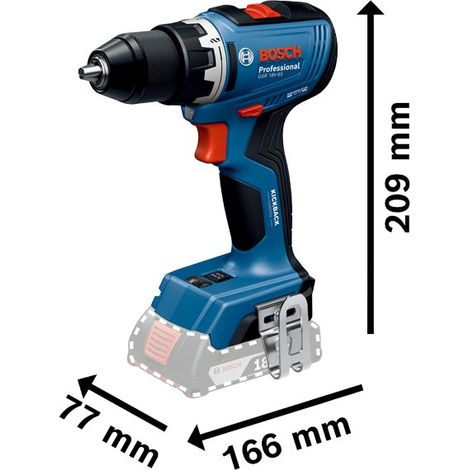 Perceuse-Visseuse BOSCH GSR 18V-65 (Machine seule)