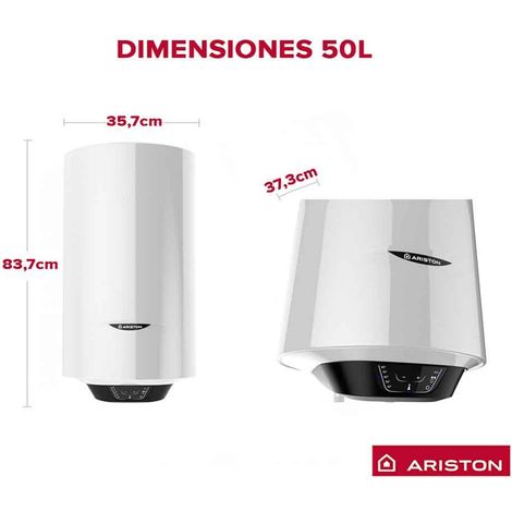 Ariston Group – Chauffe-eau à accumulation 50L vertical – Résistance blindée – Classe énergétique B – Écran LCD – Fonction Eco Evo – Technologie Waterplus — photo 4