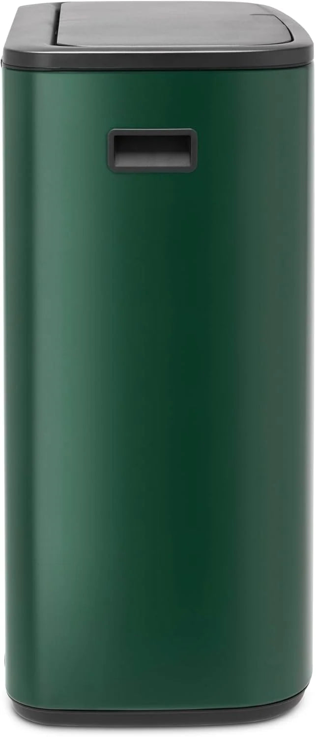 2026 Poubelle Brabantia, acier mat, anti-traces de doigts, 2 x 30 L