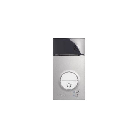 Bticino – Platine de rue vidéo modulable 2 fils – Caméra grand angle avec LED – Zamak – IP54 – Installation professionnelle requise — photo 1