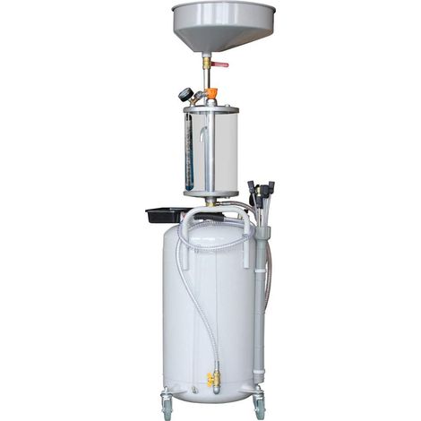 Varan Motors – Récupérateur d'huile de vidange pneumatique NEOLD16 – 80L – Bac de collecte 20L – Vidange par aspiration et gravité – Pour ateliers auto — photo 2