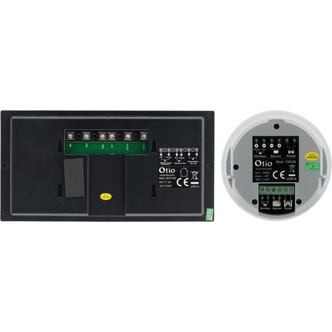 Otio – Portier vidéo VisiHome 2 fils avec mémoire interne – Vision nocturne infrarouge – Alimentation 12VDC – Installation rapide — photo 5