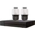 Hikvision – Kit de vidéosurveillance filaire PoE avec NVR et 2 caméras motorisées IP 2 MP – Vision nocturne jusqu’à 30m – Enregistrement 8 MP — photo 1