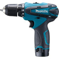Makita – Perceuse-visseuse sans fil 10,8V avec 2 batteries 1,3Ah – Moteur Brushless – Couple 24Nm pour perçage acier/bois – Mallette de transport incluse