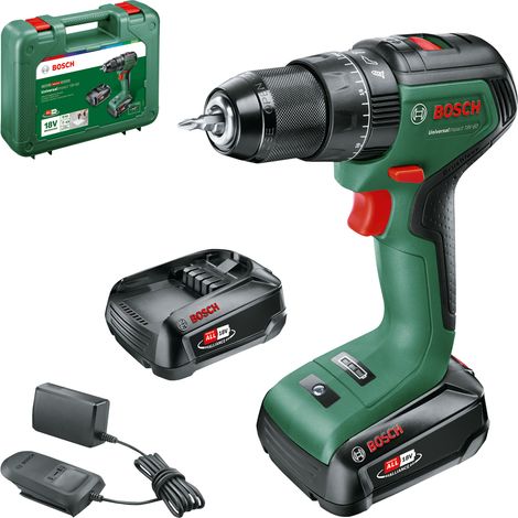 Perceuse à percussion sans fil Bosch UniversalImpact 18V-60 (2 batteries, système 18 volts)