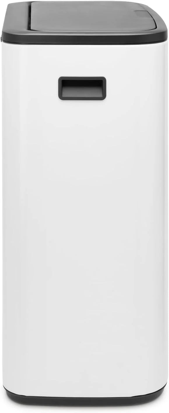 2026 Poubelle Brabantia, acier mat, anti-traces de doigts, 2 x 30 L