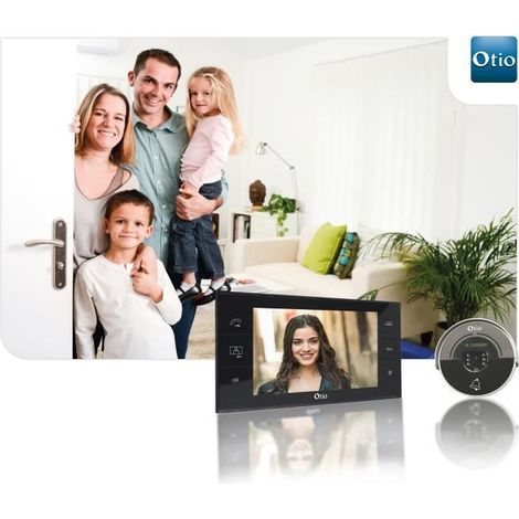 Otio – Portier vidéo VisiHome 2 fils avec mémoire interne – Vision nocturne infrarouge – Alimentation 12VDC – Installation rapide — photo 4