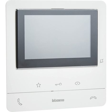Bticino – Portier vidéo mains libres 2 fils – Écran couleur LCD 5'' – Technologie 2 fils – Commande électrique personnalisable — photo 4