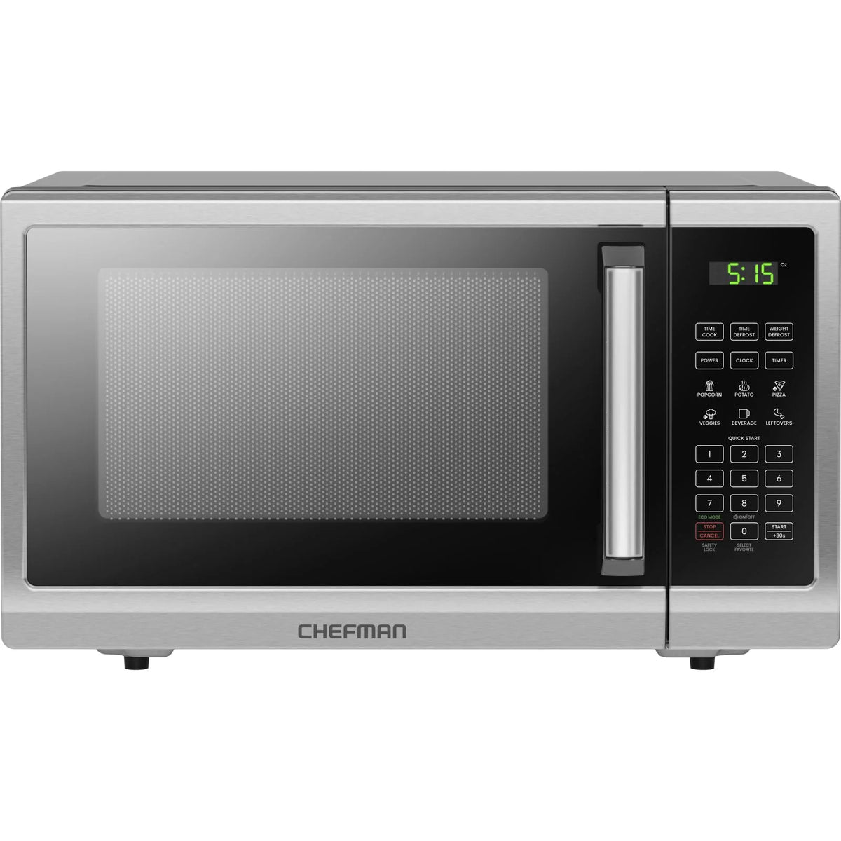 2026 Micro-ondes de comptoir Chefman Stainless Essentials