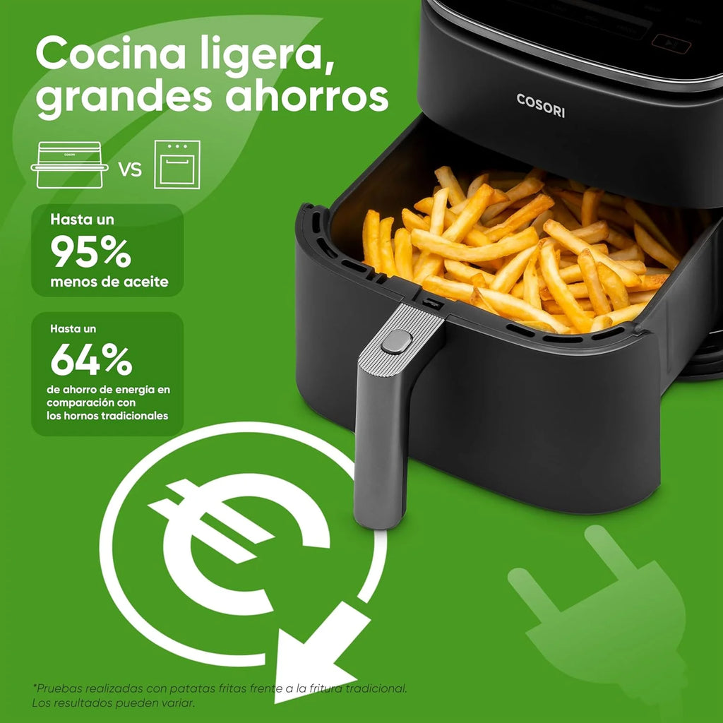 2026 Friteuse à air chaud Cosori Turbo Blaze 6L, intérieur en métal véritable, moteur CC exclusif, 46 % plus rapide, températ