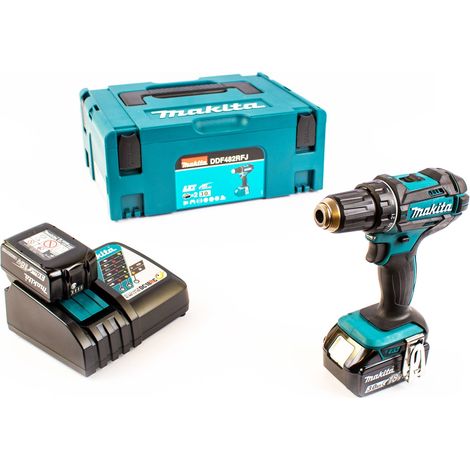 Perceuse visseuse MAKITA DDF482RFJ - 18V LXT (2x3,0 Ah) - En MAKPAC — photo 1