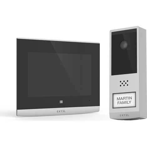 Extel – Visiophone connecté sans fil 350m – Application smartphone – Installation rapide – Éco-conçu avec plastique recyclé — photo 5