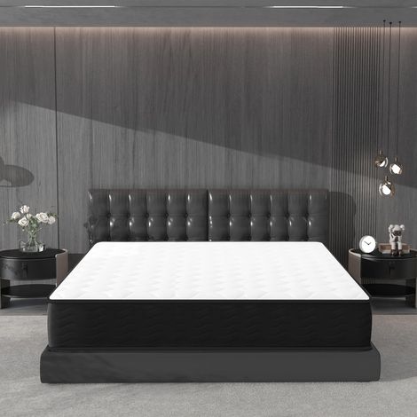 Iztoss – Matelas ressorts 140x190 cm – Épaisseur 20 cm – Mousse mémoire – Zones de confort différenciées – Super respirant — photo 2