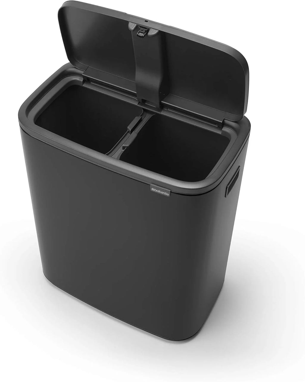 2026 Poubelle Brabantia, acier mat, anti-traces de doigts, 2 x 30 L