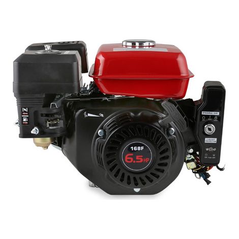 Eberth – Moteur thermique essence 6,5CV 196cc 4T arbre 19mm – Démarrage électrique E-Start – Compatible avec pompes et tracteurs — photo 4