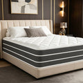 Matelas 140x190 cm YIDATONG Très épais 30 CM - PREMIUM - Mousse à mémoire de Forme - Moyenne Ferme - 7 Zones Ergonomique Ressorts Ensachés — photo 1
