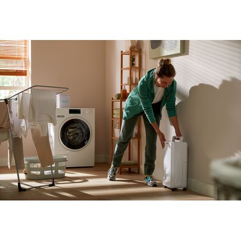 Qlima – Déshumidificateur D210 – 280 W – Réservoir amovible avec jauge – Fonctionnement automatique à basse température — photo 3