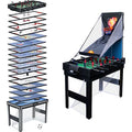 Happy Garden – Table de ping pong multi-jeux 20 en 1 – Dimensions L 106,6 x l 61 x H 80,5 cm – Structure MDF – Pour usage intérieur et extérieur — photo 1